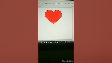 draw heart using turtle graphics in python. #shorts #python