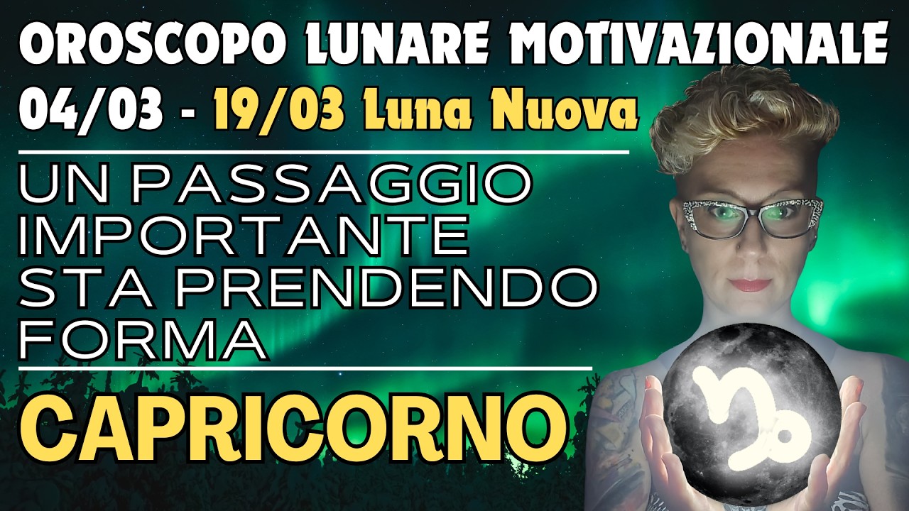 ♑ Capricorno Oroscopo Lunare 🌑 Un passaggio importante sta prendendo forma - Lettura con Oracoli