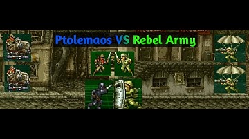 Metal Slug Attack - Ptolemaos Vs Rebel Army [1 Vs 1 Deck War!!]