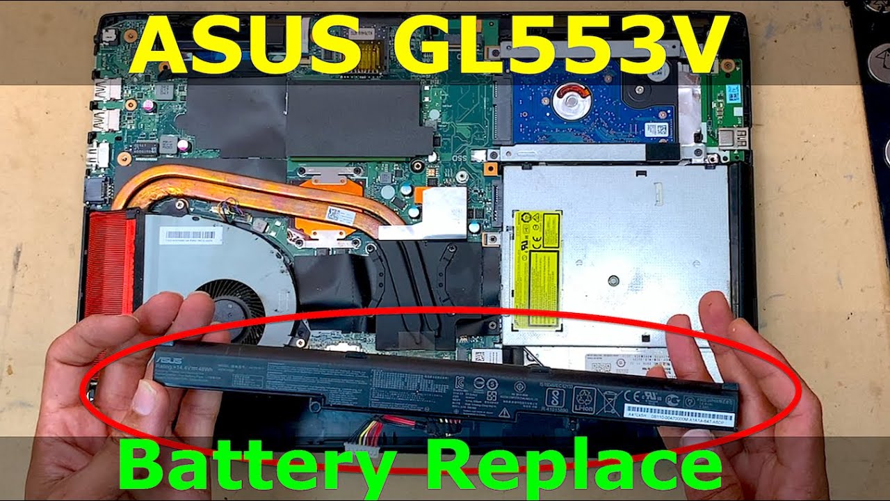 A41LP4Q A41N1611 Batterie pour ASUS GL553 GL553VW GL553VD