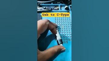 How to Connect C Type Jack to Usb Jack Pendrive in Laptop#macnitesh#keyboardtricks#2025short