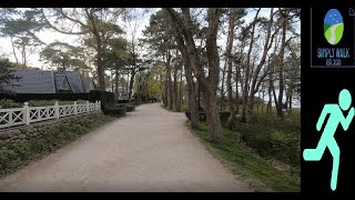 Walking Timmendorfer Strand beach promenade (Spring)