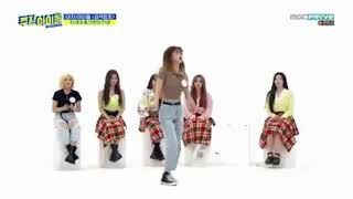 Soojin's dance covers in Weekly Idol - Gotta Go (Chungha), 24 Hours (Sunmi), MOVE (Taemin)
