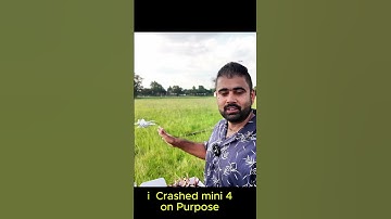 Mini 4 pro Crash Test😁#drone