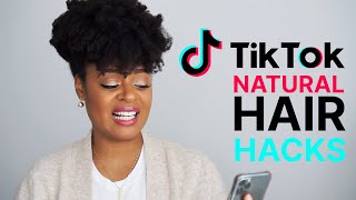 WHAT Are They Doing NOW?! Natural Hair Tik Tok Hack Reactions pt 2