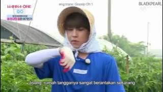 [indo sub] Wanna One GO Eps 1 - OngNiel tim  vs Eolgan tim