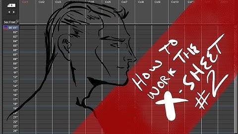 Opentoonz Tutorial -How To Work The X-Sheet 2