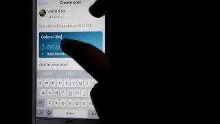 How to post custom list in Facebook iOS or iPhone app