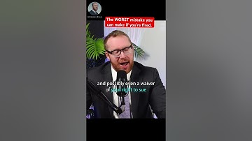 The WORST mistake you can make if you’re fired