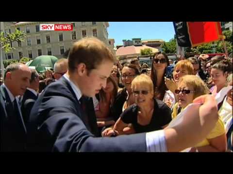 video.news.sky.com Prince William has officially opened New Zealand's Supreme Court building, as part of his first solo overseas tour. The event also saw the 27-year-old deliver his first major speech as a senior member of the Royal Family. Skys Royal Correspondent Sarah Hughes reports.