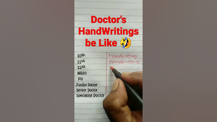 Doctor's Handwritings || Amusing Handwriting ||