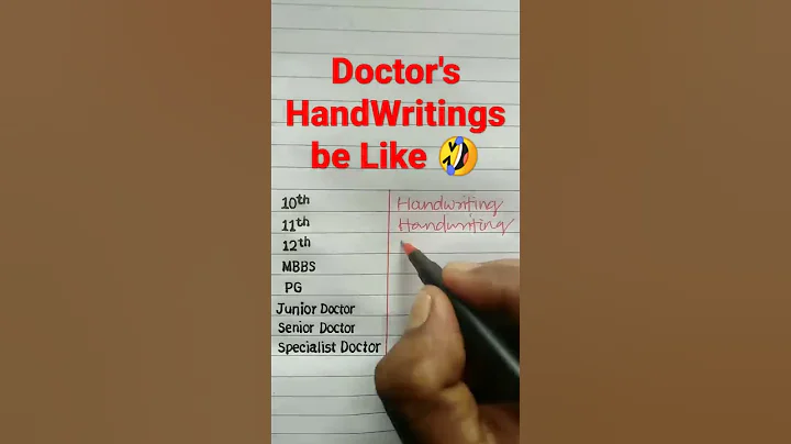 Doctor's Handwritings || Amusing Handwriting || - DayDayNews