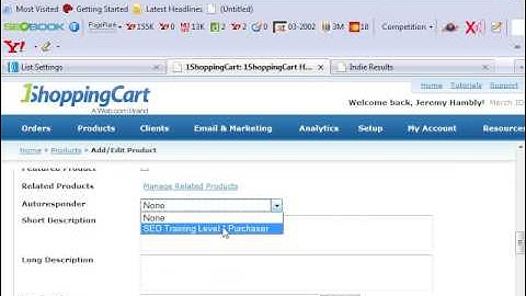 1 Shopping Cart Tutorial-Add A Product