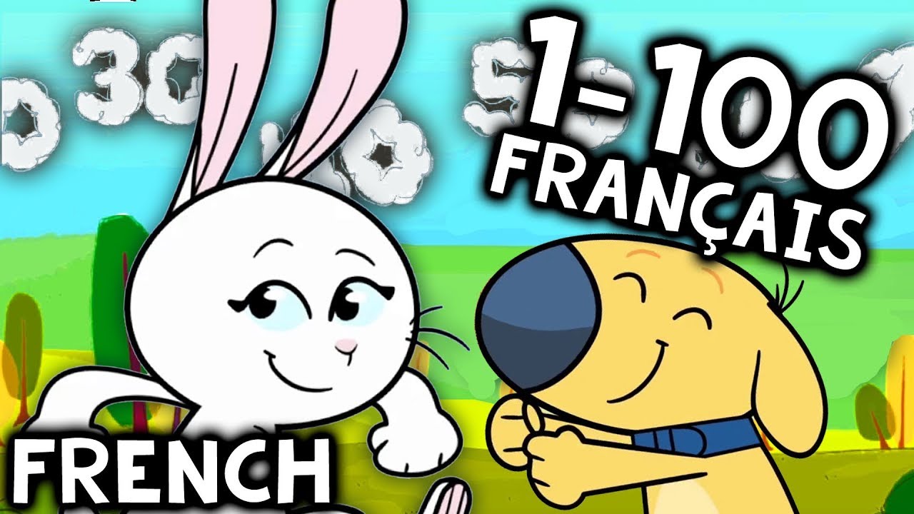 Nombres en Franais Chanson Compter jusqu 100 Avec sous titres en 6 langues