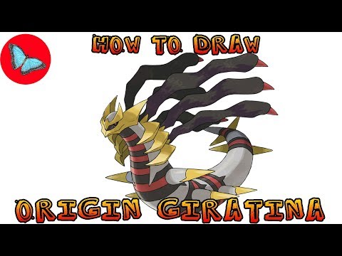 How To Draw Pokemon - Giratina Origin Forme