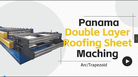 Panama Arc/Trapezoid double layer roofing sheet machine