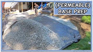 paver patio (permeable) base prep | why i use (open grade base)