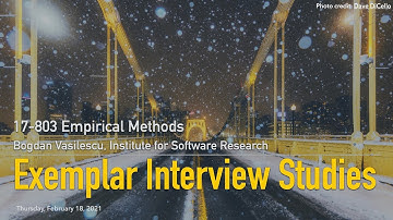 Methods L06 - Interview Model Papers [CMU 17803 Empirical Methods - Spring 2021]