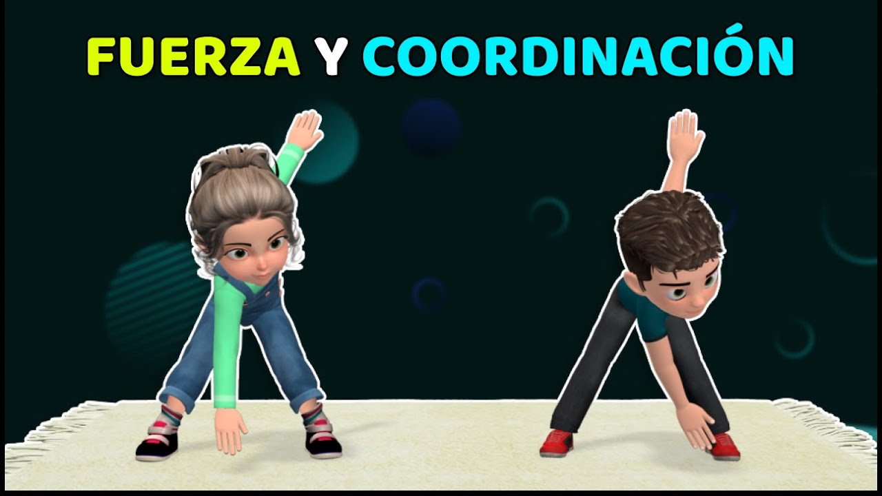 22 MIN ACTIVIDAD FÍSICA PARA NIÑOS: ENTRENAMIENTO DE FUERZA Y COORDINACIÓN