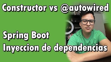 Spring Boot: Inyección de dependencias por constructor vs propiedad con @autowired