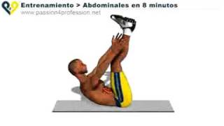 Abdominales en 8 minutos, entrenamiento para hacer abdominales perfectos.3gp
