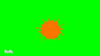 Nickelodeon Textless Splat Green Screen 2006