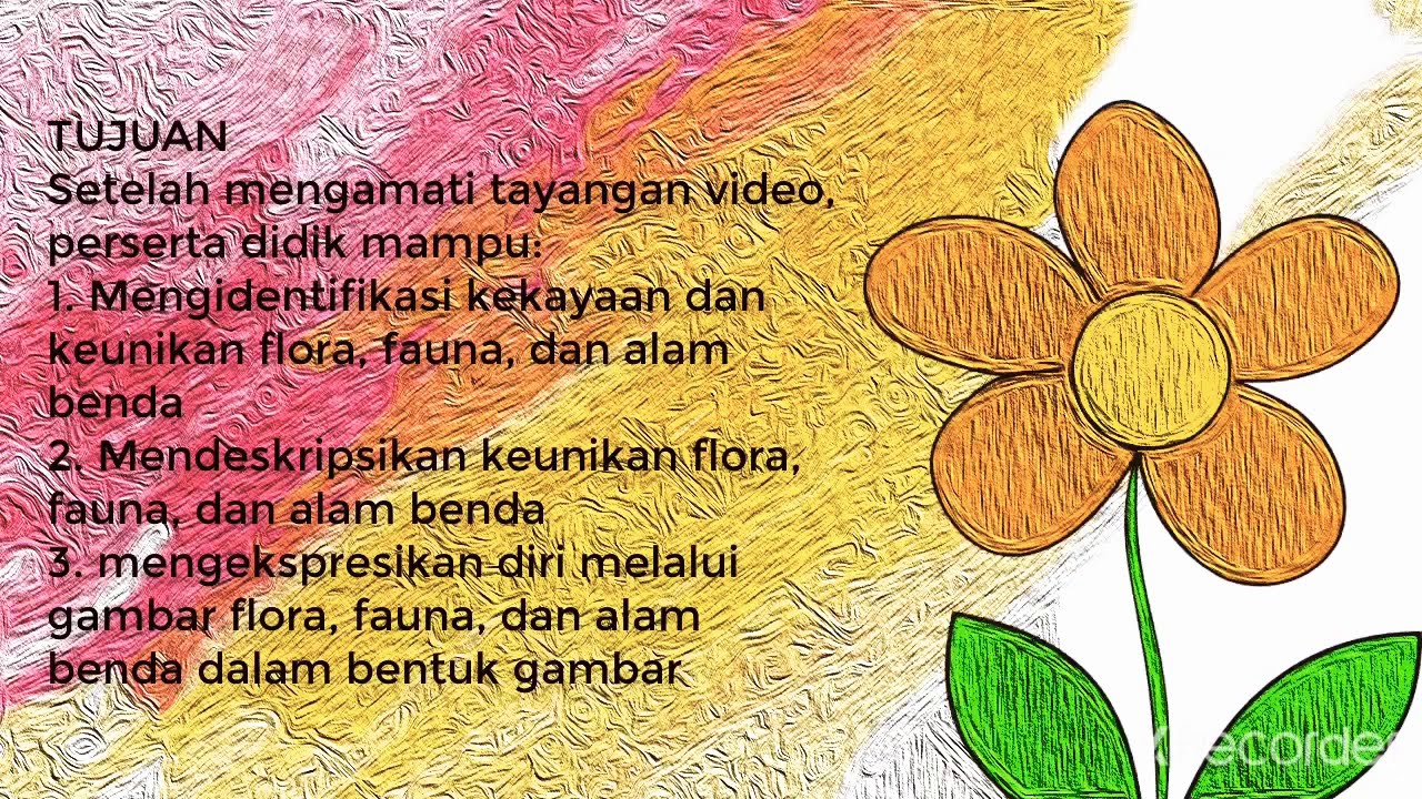 Menggambar flora fauna dan alam benda Part 1 SMT 1 YouTube