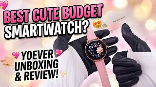 The Best Cute Budget Smartwatch Yoever Smartwatch Unboxing & Review!