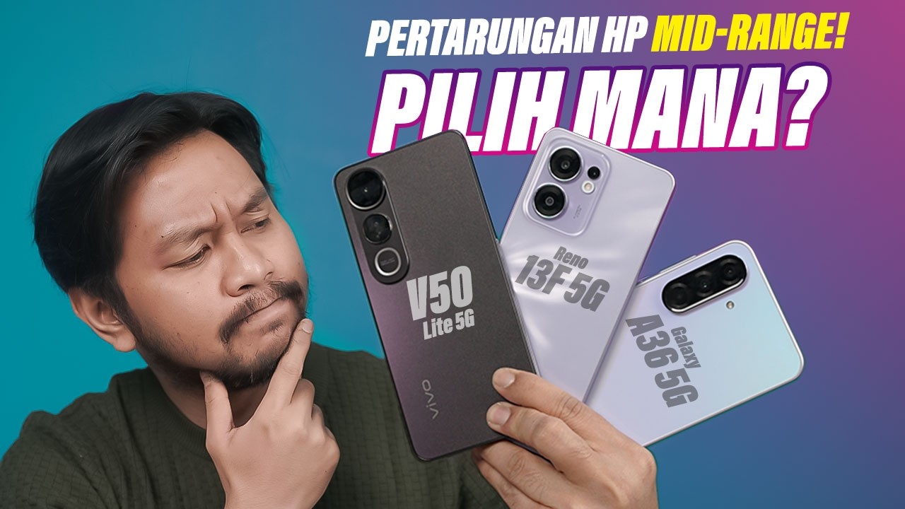 4 Jutaan - 6 Jutaan! Comparison vivo V50 Lite 5G vs OPPO Reno13 F 5G vs Samsung Galaxy A36!
