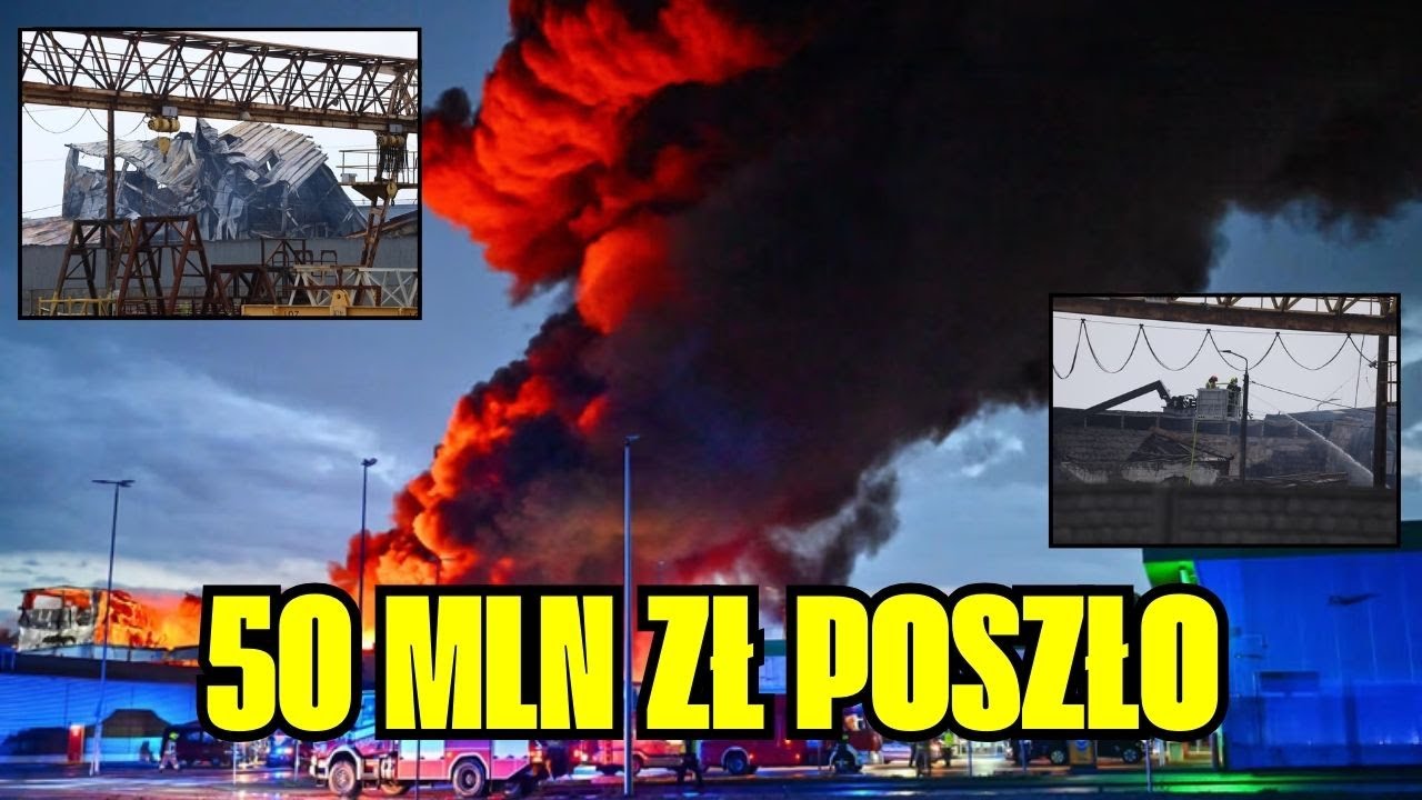 Pożar hali pod Warszawą! 280 strażaków, 50 mln strat – śledztwo ma finał
