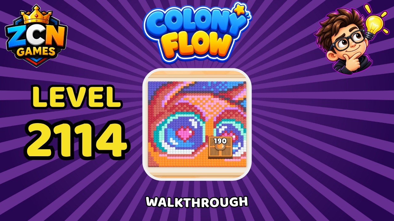 Colony Flow Level 2114 Walkthrough | New Update | Full Solution