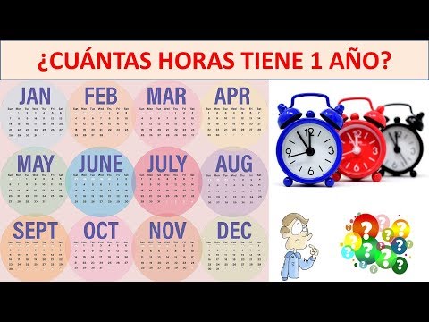 Video: Cuantas Horas Al Año