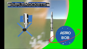 SimpleRockets 2 Skylab space station and Saturn V rocket