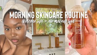 MORNING SKINCARE ROUTINE | Get Ready With Me ft. Glossier