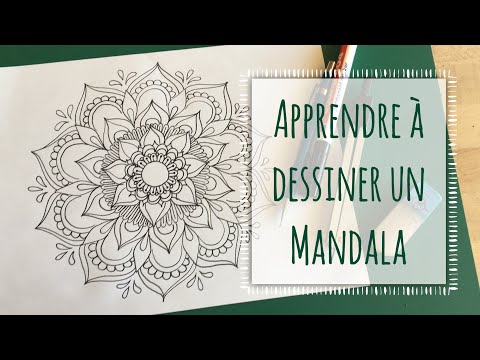 Vidéo: Comment Dessiner Un Mandala