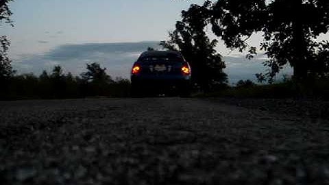 Spec V Apexi WS2 exhaust sound from a distance