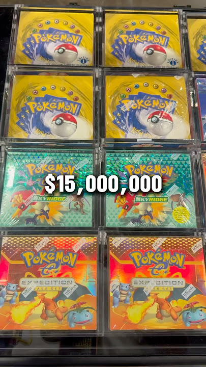 $15,000,000 In Vintage Pokemon Cards Is Insane