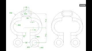 AutoCAD 2D Drawing Tutorial for Beginners - 43 | Step-by-Step Practice