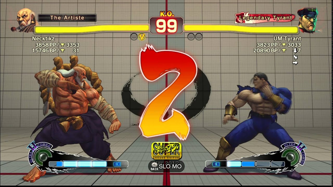 SSFIVAE~ M.Bison (UM Tyrant) vs.  Gouken (Necktikz) HD