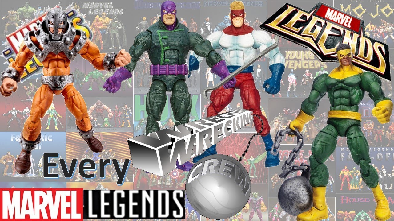 see newer video*** Every Marvel Legends Wrecking Crew Comparison