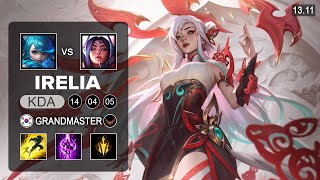 Irelking Irelia vs Gwen Top - KR Challenger - Patch 13.11 Season 13