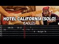 Eagles  hotel california solo guitar lesson with tab