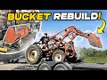 Ford 8n Tractor Bucket Rebuild. Heavy Damage, Can we fix it?!