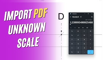 How to Import PDFs with Unknown Scale in Allplan?