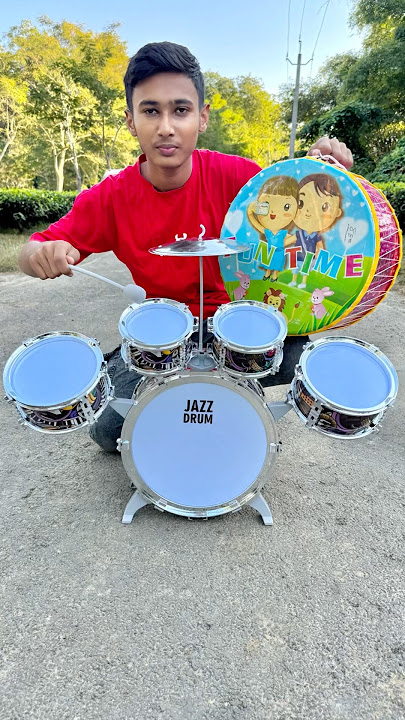 Drums and Jazz Big Drum Set, Unboxing #shorts
