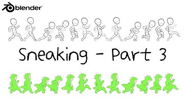 Animation for Beginners | Sneaking (Part 3) #blender #animation #tutorial