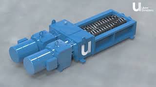 Ulster Shredders twin shaft shredder