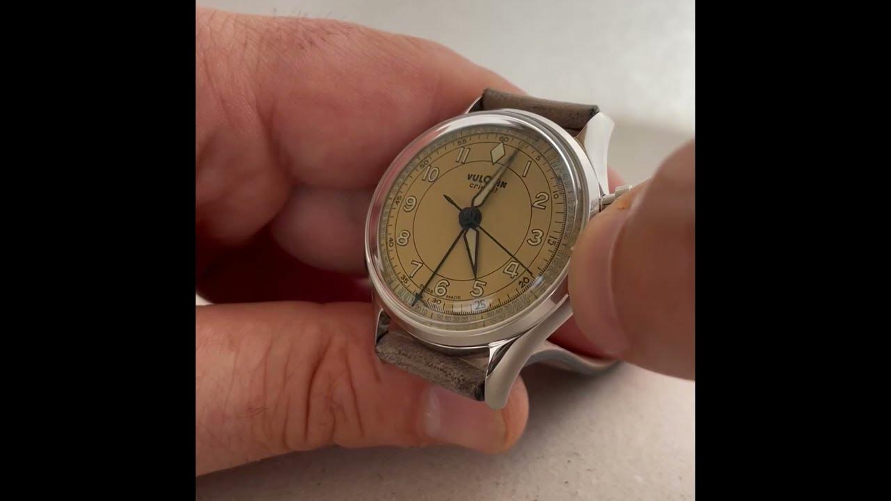 Vulcain Cricket Alarm Watch - sound of the hammer