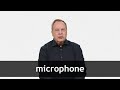 How To Pronounce MICROPHONE In American English 