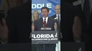 Governor Ron DeSantis says Newsom hair gel is affecting decision making ability.